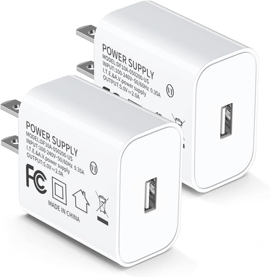 5V2A USB-A Wall Charger Plug,UL/CE/FCC Certified
