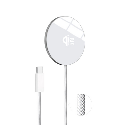 Magnetic Wireless Charger 25W Qi2 for Magsafe Charger for iPhone 17/16/15/14/13/12Pro Max, Air pods 4-2Pro, Samsung Galaxy, Google Pixel
